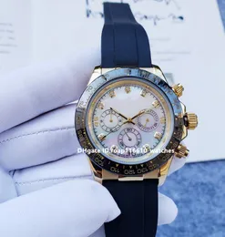 NUOVO orologio da uomo con motivo a conchiglia Orologio da donna con cinturino in gomma di lusso luminoso meccanico automatico da 40 mm