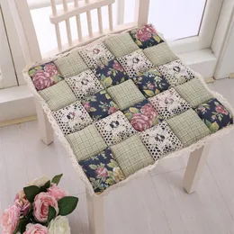 Cushion/Decorative Pillow Flowers Pattern Patchwork Chair Cushion Decorative Pillows For Home Children Decor Dining Sofa Car Seat CushionCus