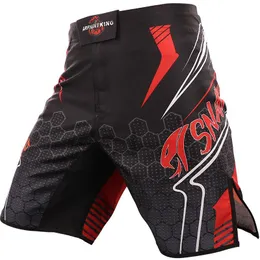 Męskie spodenki Muay Thai Boxing Trunks MMA Sports Team Fighting Cloth Kickboxing Short Pants Sanda Martial Arts Shortsmen's