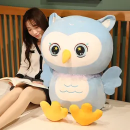 Extra Giant Owl Plush Toy Hug Sleeping Doll Bed Sleeping Pillow Animal Owls Dolls for Girl Gift Sofa Decoration 37inch 95cm DY10067