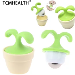 2PCS Massage Roller Cute Mini Potted Plant Shaped Ball Bead Lymphatic Lifting Face Beauty Health Anti Cellulite