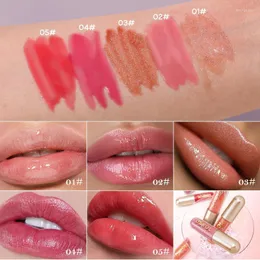 Lipgloss DEROL Plumping Instant Volume Plumper Makeup Glitter Nutritious Liquid Lipstick Cherry Mineral Oil Clear Lipgloss Wish22