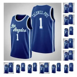 Anpassad 2021 5 Chandler 14 Green 0 Kuzma 4 Caruso 15 Cousiner 1 Caldwell-Pope 31 Muscala Basketball Jersey Men w