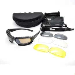 Daisy X7 ركوب نظارات مقاومة للرياح في الهواء الطلق العسكرية النظارات التكتيكية للجيش المقاوم للجيش المستقطب نظارات شمسية مستقطبة