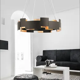 Lâmpadas minimalistas nórdicas Post Modern Creative Living Room Candelier Arte Restaurante Restaurante Estudo Modelo Designer Chandelier