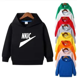 Boys Girls Winter Fashion Sport Hoodies Pure Color Warm Fleece Sweatshirt Children Clothes Baby Kids Coat jacket clothing 2-12 T