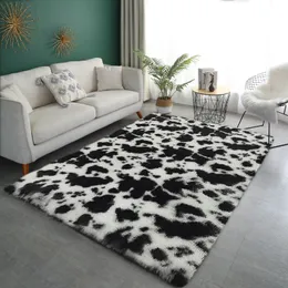 Fluffy Bedroom Carpet Nordic Style Teen Door Mat Soft Large Size Kid Floor Cushions Living Room Carpets 220513