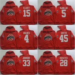 A3740 Men Ohio State Buckeyes Coollege Jersey 97 Joey Bosa 12 C.Jones 16 Barrett 1 B.Miller 15 Elliott Red Jerseys Hoodies Sweatshirts