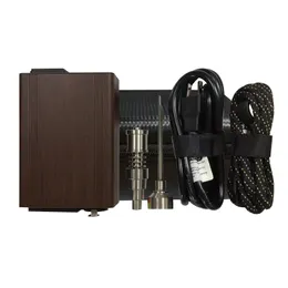 Rauchen Elektrische Enails Dab Rig Kit Temperaturregelung Wärmebox mit 16mm 20mm oder 25mm Rigs Titannägel Schüssel Mini-Größe Enail für Wasserpfeifen Glas Shisha Bongs