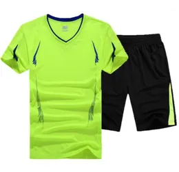 Męskie koszulki 2022 Sporting Koszulka Zestawy 2 sztuk Męski Dres Oddychający Lato Szybkoschnący Koszulki Koszulki Kupię Mężczyzn