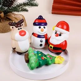 UPSクリスマステーマリバウンドPU減圧おもちゃ遅すぎるおもちゃストレスリリーフリラックスプレッシャーおもちゃの興味深い贈り物