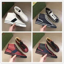 2022 Tennis 1977 Canvas Casual Boots Designers Projektanci damski buty Włochy Zielone i czerwone paski internetowe Guma Sole Bottton Low Top Mens Sneakers