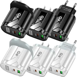 65W Super Fast Rick Cell Tele Chargers UE UK UK AC CARRO DE VIAGEM DE VIAGEM DE VIA