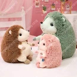 23 cm Sevimli Pembe Kirpi Bebek Yumuşak Dolması Hayvan Oyuncak Kıllı Peluş Yastık Çocuk Kız Doğum Günü Hediyesi Kawaii Ev Dekorasyon