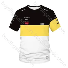 2022 F1 Team Racing Formula 1 Men's t Shirt Summer Selling Renault Digital Printing Short-sleeved and Women's Sports Cycling Quick-drying