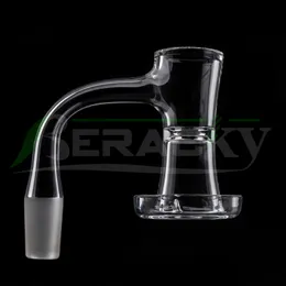 Beracky Full Weld Hourglass Smoking Terp Slurper Quartz Banger 10mm 14mm 18mm Beveled Edge Seamless Welded Slurpers Nails For Glass Water Bongs Dab Rigs Pipes