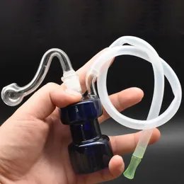 Palenie najnowsze mini słodkie szklane woda Bong Burner Rury Grube małe bongbler Bong Rigs DAB z silikonowym wąż