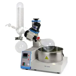 ZZKD Lab Supplies Mini Size 2L Rotary Evaporator RE5299 Vacuum Evaporating Equipment Electric Lifting Water/Oil Bath