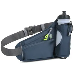 Sports Hydration Belt Bag Running Waist Pack Bum with Water Bottle Holder for Men Women Cycling Hiking Walking 220520