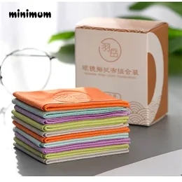 10 pcs Microfiber Eyeglasses Cleaning Cloth Chamois Sunglasses Cleaner Glasses For Lens Phone Screen Wipes Customized 220812