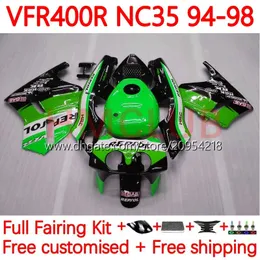 Honda RVF400R VFR400 R N35 V4 VFR400R 94-98 134NO.83 RVF VFR 400 RVF400 R 400RR 94 95 96 97 98 VFR400RR VFR 400R 1994 1996 1997 1998 페어 롤 그린