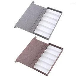 Jewelry Pouches Bags 6 Slot Portable Glasses Case Box Storage Organizer Watches Display Wynn22