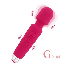 Волшебная палочка AV Stick Vibrators для женщин G Spot Body Massager Sexy Toys Силиконовый вибратор эротический сексуальный стиль для взрослых продуктов