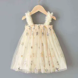 Melario Pailletten Mädchen Kleid Sommer Neue kinder Prinzessin Kleid Baby Geburtstag Party Kleid Mode kinder Koreanische Kleidung G220518