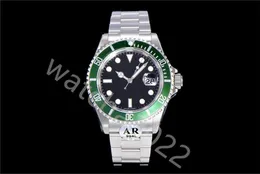 AR Мужские часы Vintage Super Clone ETA.3135 M16610LV-93250 Сапфировое зеркало 904L Зеленое керамическое кольцо Глубокие водонепроницаемые дизайнерские часы