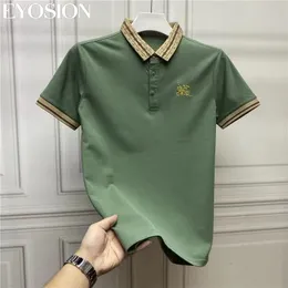 Polo da uomo firmate Top di marca Estate manica corta Colletto rovesciato Magliette casual Moda Abbigliamento uomo Taglie forti