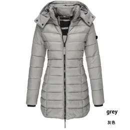 Zogaa Warm Women Parkas New Hooded Coat Solid Slim Fit Cotton vadderade jackor Långa kvinnors vadded bomullsparka plus storlek 3XL 201109