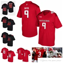 NCAA Rutgers Scarlet Knights College Football Maglie Mohamed Sanu Jersey Logan Ryan Jason McCourty Kenny Britt Maglie cucite personalizzate