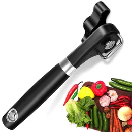Safe Cut Smooth Edge Manual Stainless Steel Cutting Can Opener for Kitchen & Restaurant 220727
