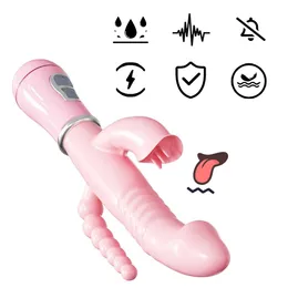 G-Punkt-Vibrator, weiblicher Doppeldildo, Zappelspielzeug für Erwachsene, Masturbator, Womanizer, Zunge lecken, Klitoris-Vibratoren, kein Ton