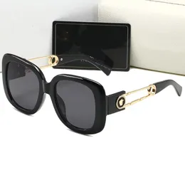 Designer heren zonnebril dames zonnebril vierkante mode retro trend gouden frame glazen lens brillen voor 5 kleuren optionele prachtige geschenkdoos van hoge kwaliteit