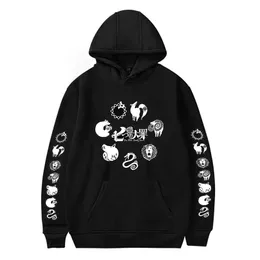 Japan Anime Seven Deadly Sins Pattern Hoodie Men Sweatshirt Spring Autumn Harajuku Hooded Adventure Manga Men's Women's Clothes 220402