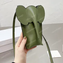 6 Colors Elephant Crossbody Mini Shoulder Bags Women Handbags Luxury Designer Phone Clutch Bag Leather Card Holder Coin Purse Top Quality Wallet Cute