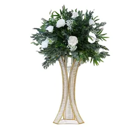decorazione Centrotavola in cristallo acrilico alto 31 pollici per fioriera per matrimonio vaso floreale trasparente portacandele supporto per matrimonio 960
