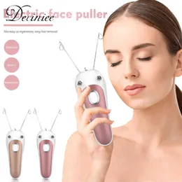 Ladies Facial Hair Remover Electric Women Beauty Epilator Threading Removal Shaver Face Massager Pull Faces Delicate220429
