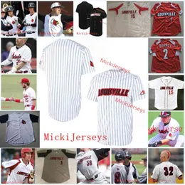 Xflsp 2022College Custom sville Cardinal Stitched Baseball Jersey 40 Tate Kuehner 45 Luke Smith 27 Evan Webster 54 Kaleb Corbett 31 Carter Lohman 35