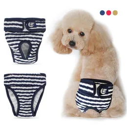 Abbigliamento per cani Pet Pannolini Pantaloni fisiologici Sanitari Lavabili Mutandine femminili Molestie Pantaloncini Biancheria intima Slip Per cani Gatti VestitiCane