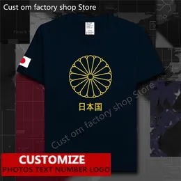 Японская футболка бесплатно на заказ Jersey Название № 100 Cotton T Рубашки JPN Японская деревенская уличная футболка 220620