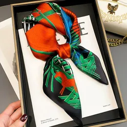 70 70 cm Korean Print Sonnenschutzmittel Seidenschals Mode Kerchief Luxury Headcloth