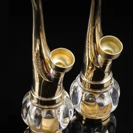 2023 new factory supply Brass hookah tobacco water pipe magnetized filter dual-purpose type smoking accessories