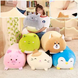 2022 Stuffed Animals Wholesale 30cm Down cotton animal Shiba dog cat pig soft plush pillow