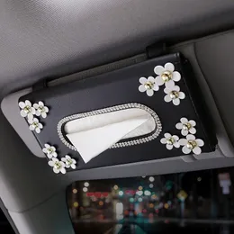 Car Organizer Tissue Box Sun Visor Cover Wiszące słodkie kreatywne pomysły