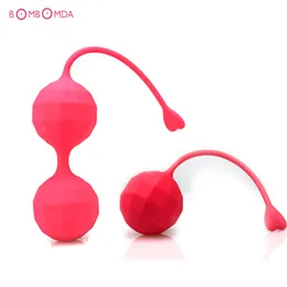 2pcs/conjunto encolhimento yin vagina bola smart silicone kegel adulto brinquedos sexy exercícios para mulheres produtos