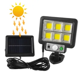 LED Solar Wall Light Waterproof Human Induction Street Lamp Garden Outdoor Courtyard Sensor Street Lighting