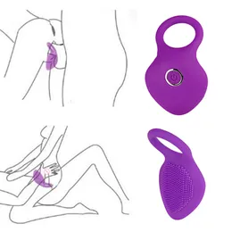 Wibrujący pierścionek penisa opóźniony przedwczesny wytrysk blokada grzywna s dorS sexy zabawki seksowne wibrator współżycia