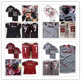 Xflsp 2022 College Custom Gamecocks de Caroline du Sud Maillot de football cousu 10 Skai Moore 38 George Rogers 31 Demetris Summers 14 JEFF GRANTZ 43 J.D.